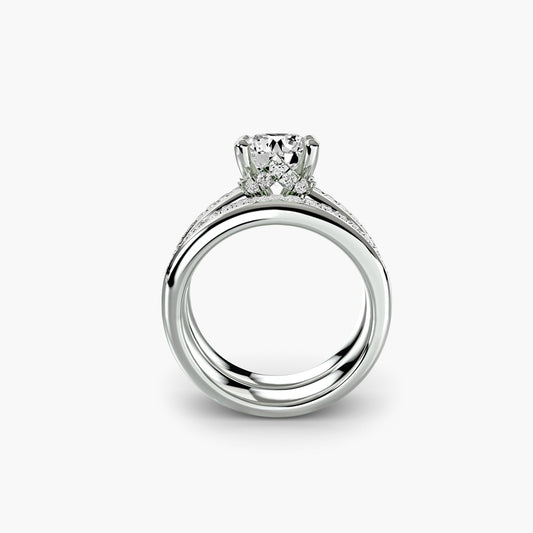 Diamante Fine Setting 1,08-carati Gold – vista frontale