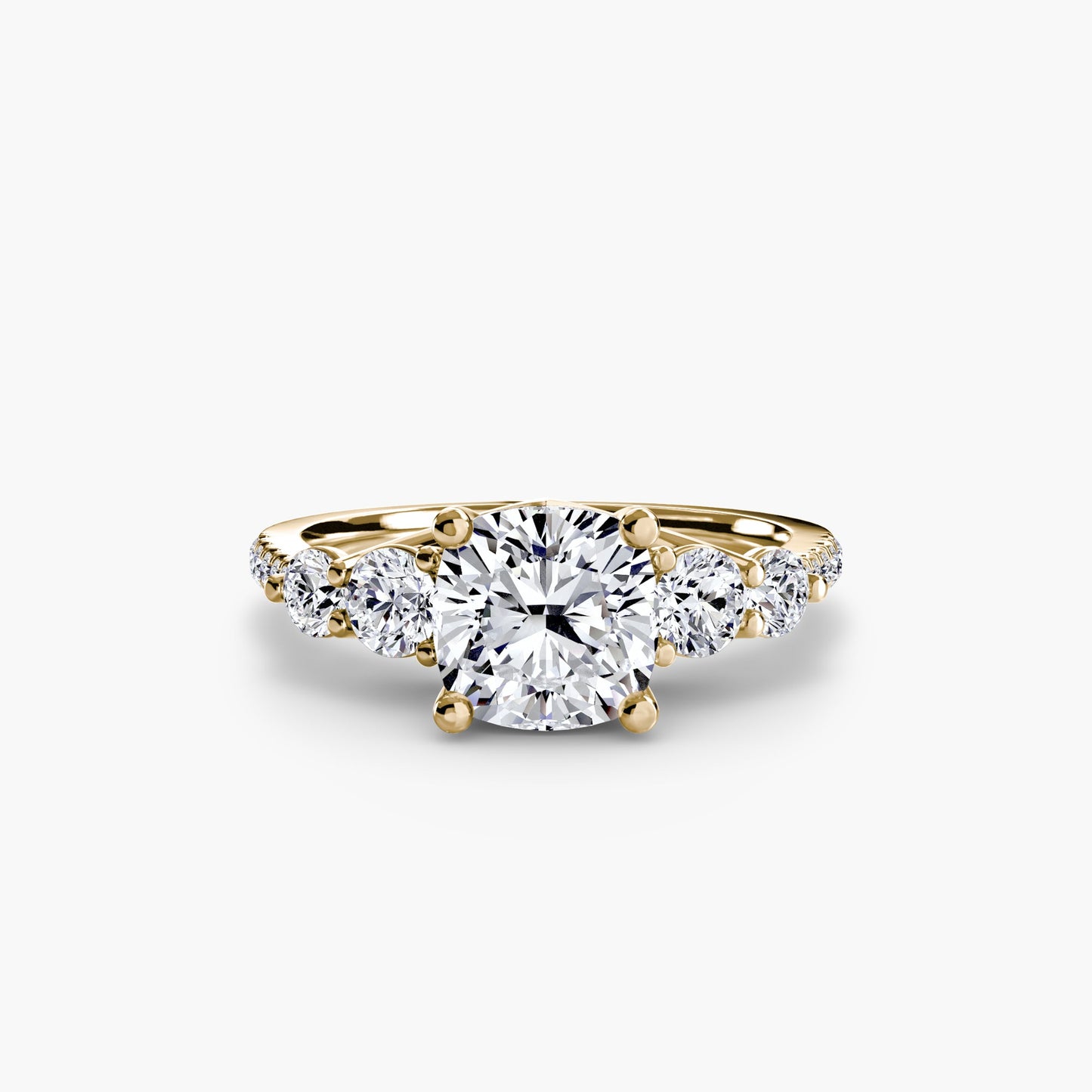 Setting Gold con Brillante – vista angolare