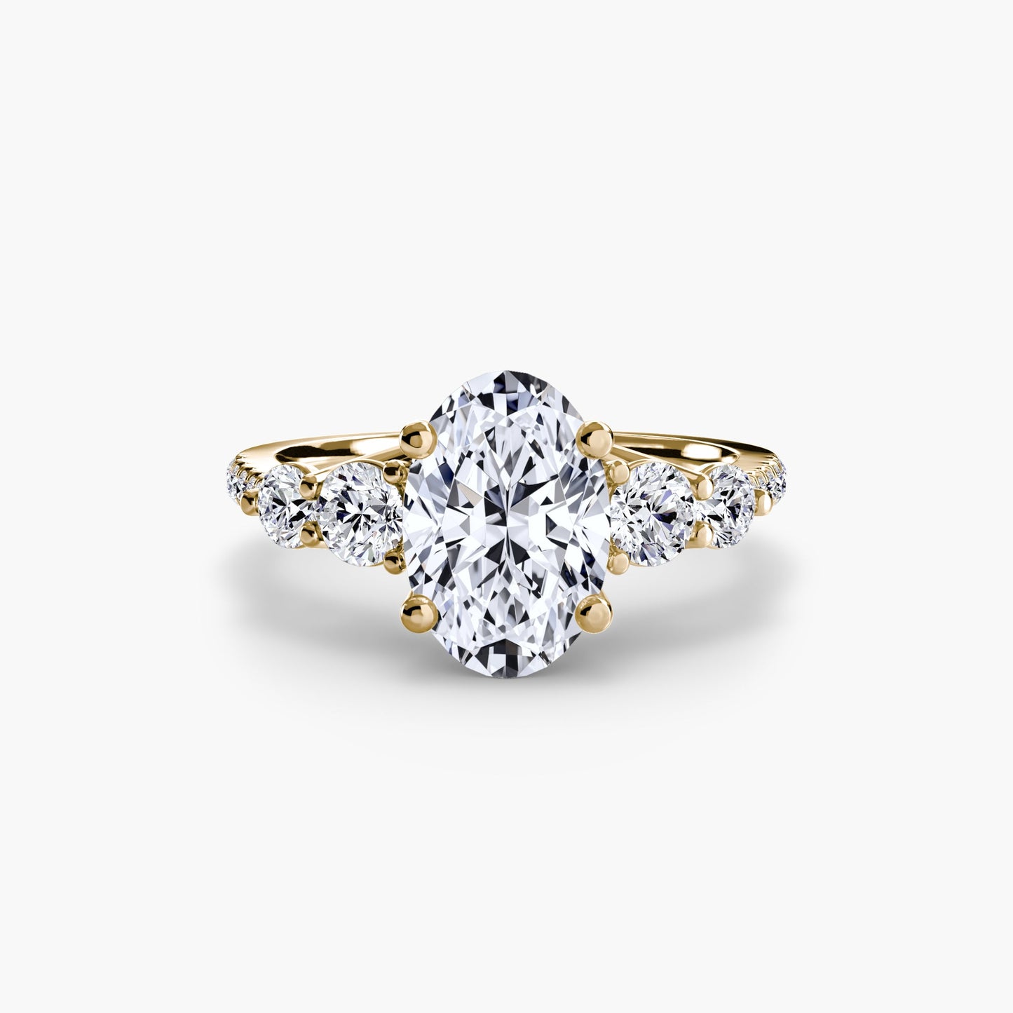 Brillante Setting 0,49 carati Gold – vista profilo