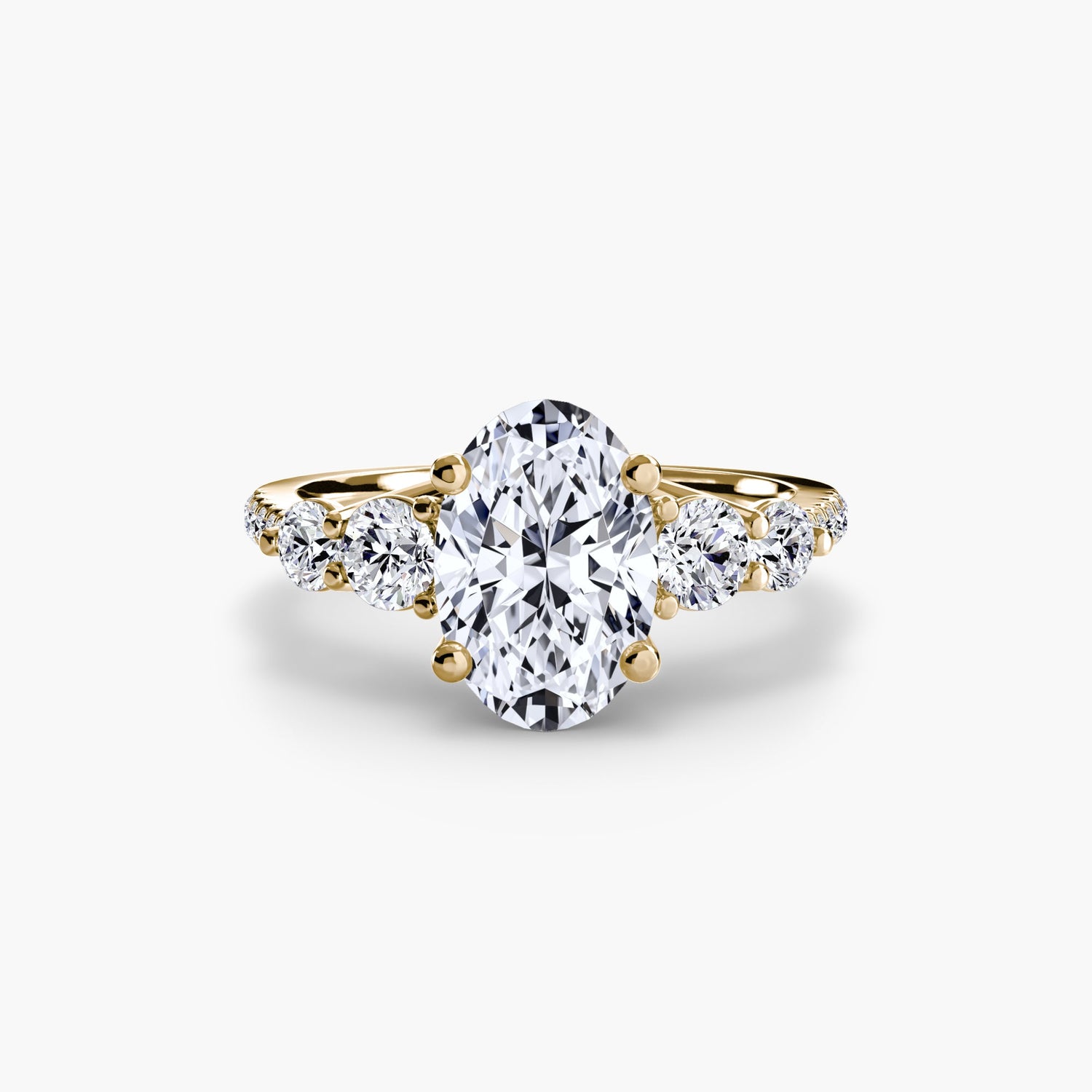 Brillante Setting 0,49 carati Gold – vista profilo