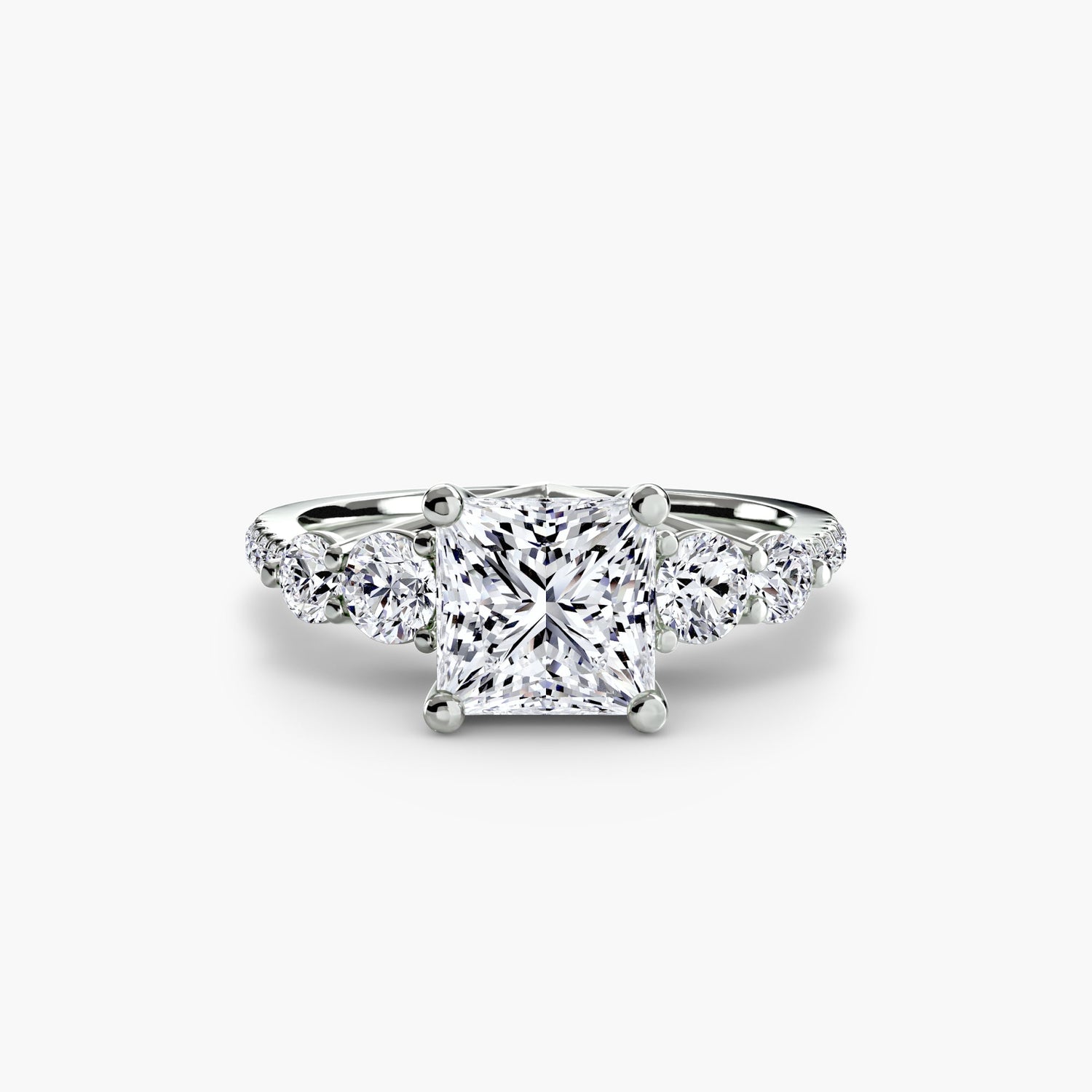 Fine Brillante Setting 0,49 carati – vista laterale