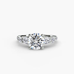 Fine Pavé Brillante Setting – 0,49 carati Gold