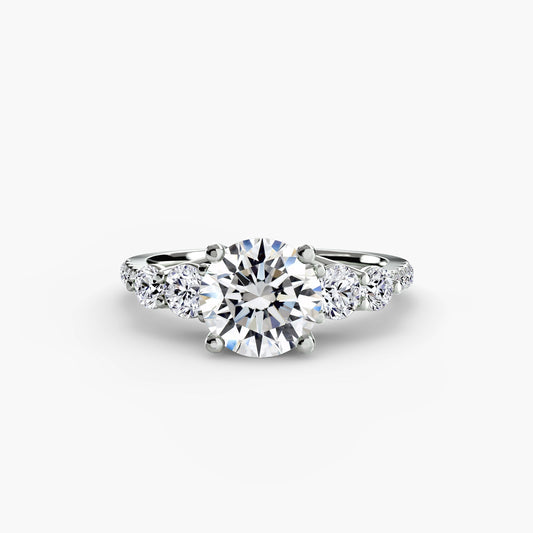 Taglio Rotondo Brillante anello in Gold – vista principale