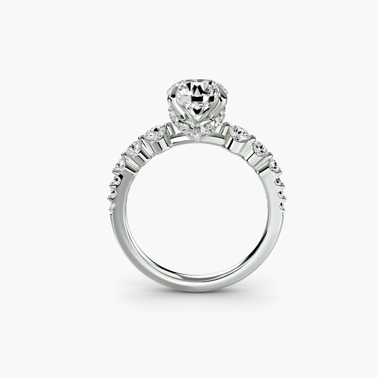 Diamante Setting 0,45 carati Gold – vista frontale