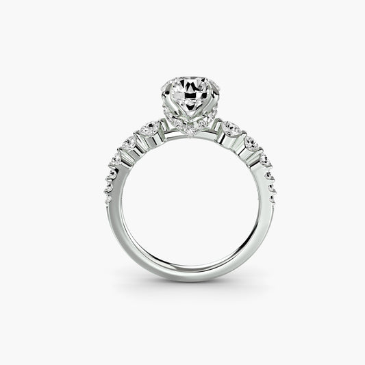Diamante Setting 0,45 carati Gold – vista frontale
