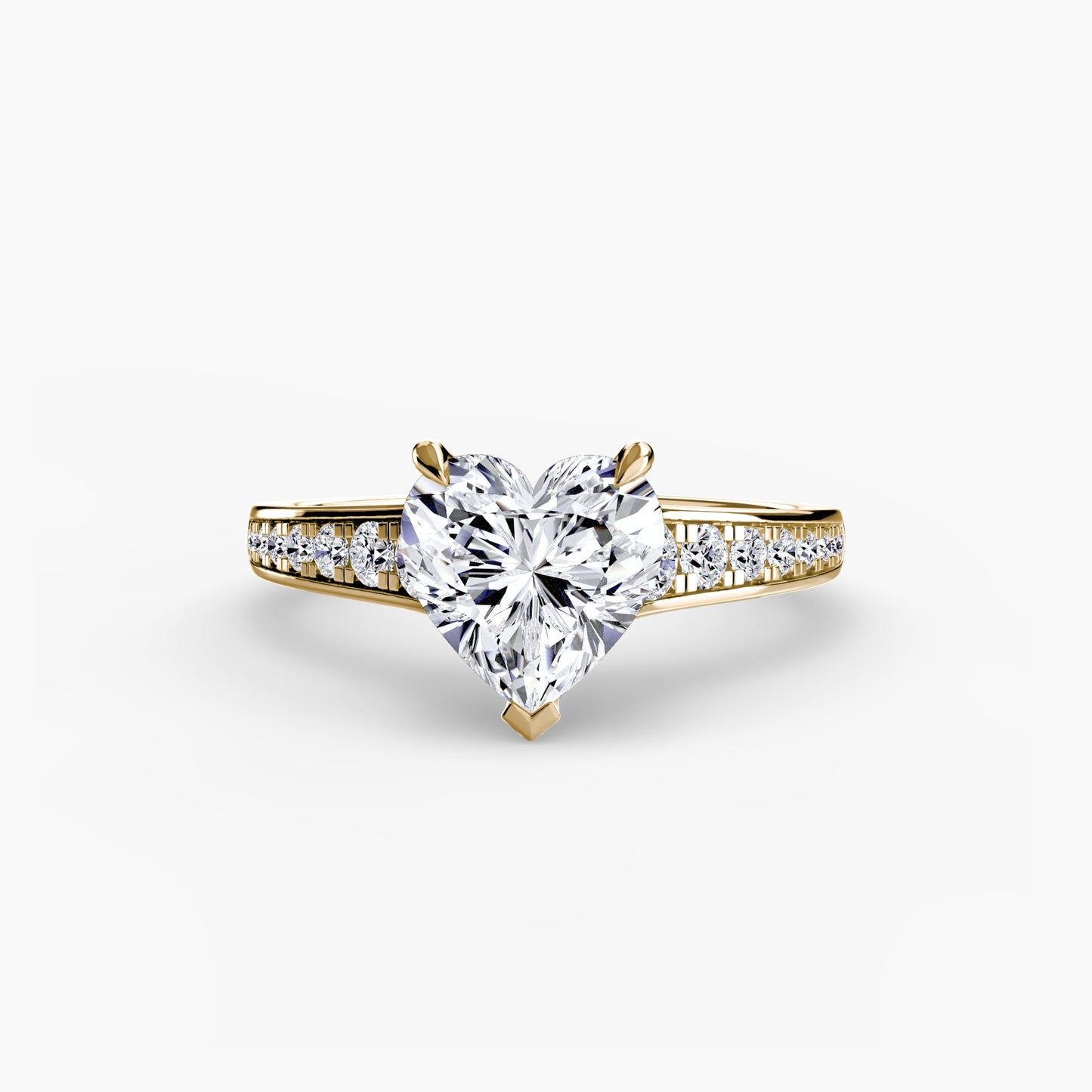 Taglio Rotondo Pietra Preziosa anello in Gold – vista dettaglio