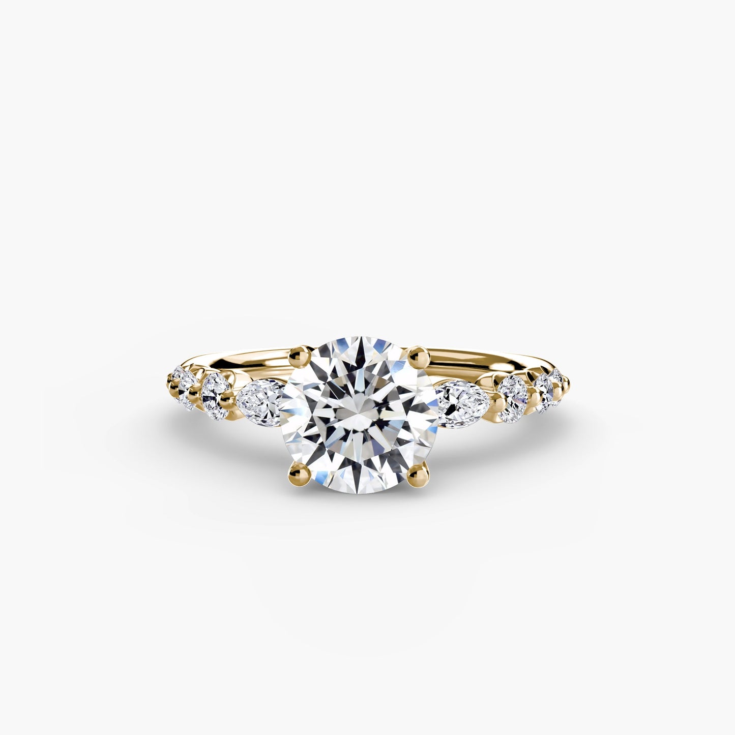 Brillante Setting 0,29 carati Gold – vista frontale