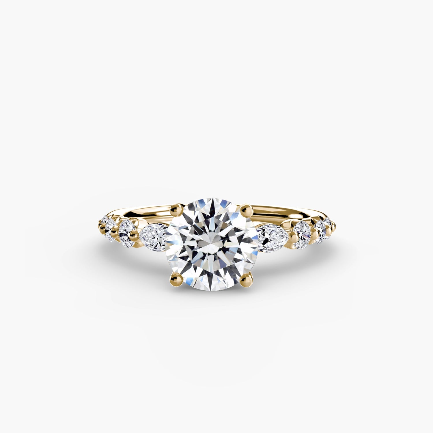 Brillante Setting 0,29 carati Gold – vista frontale