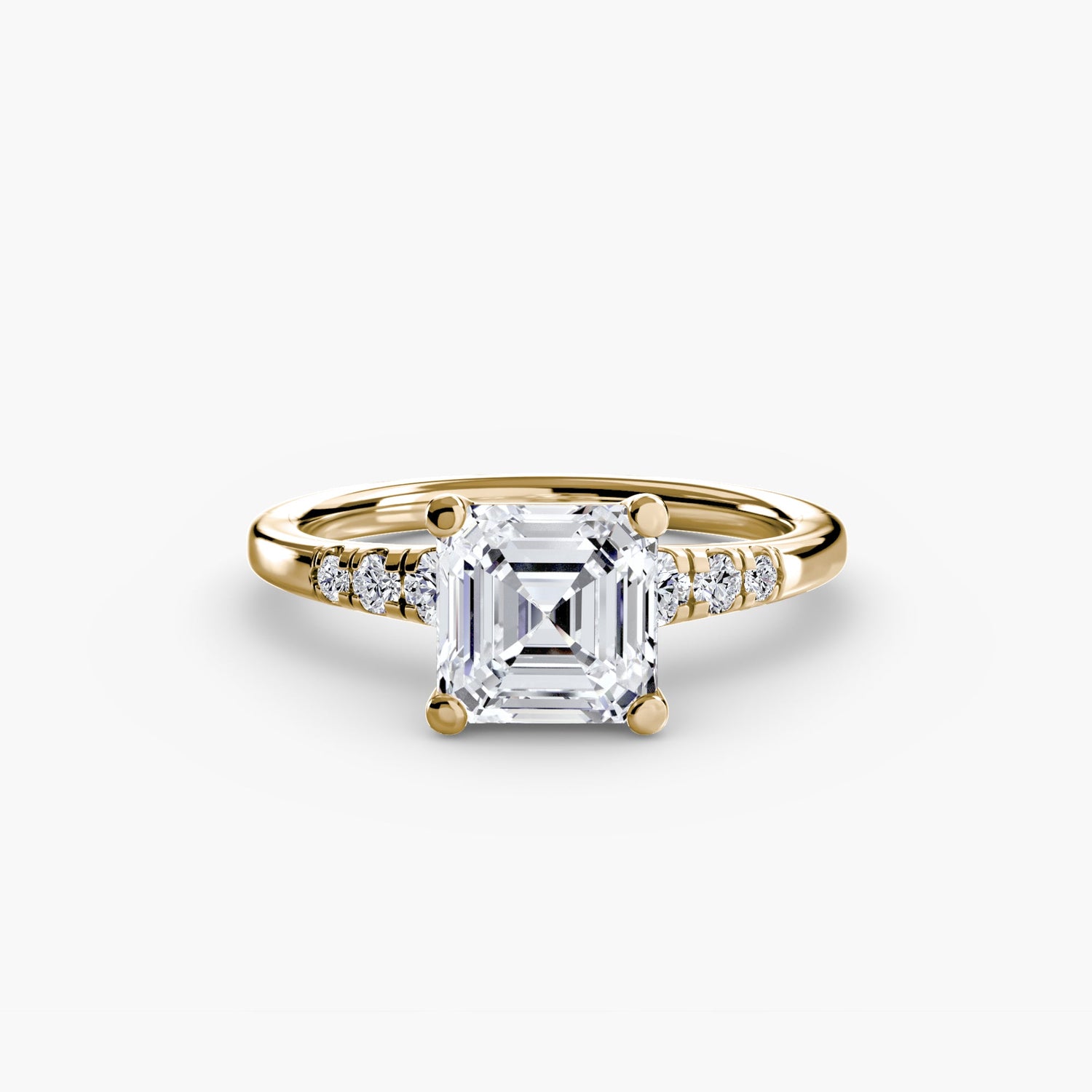 Taglio Rotondo Pietra Preziosa anello in Gold – primo piano