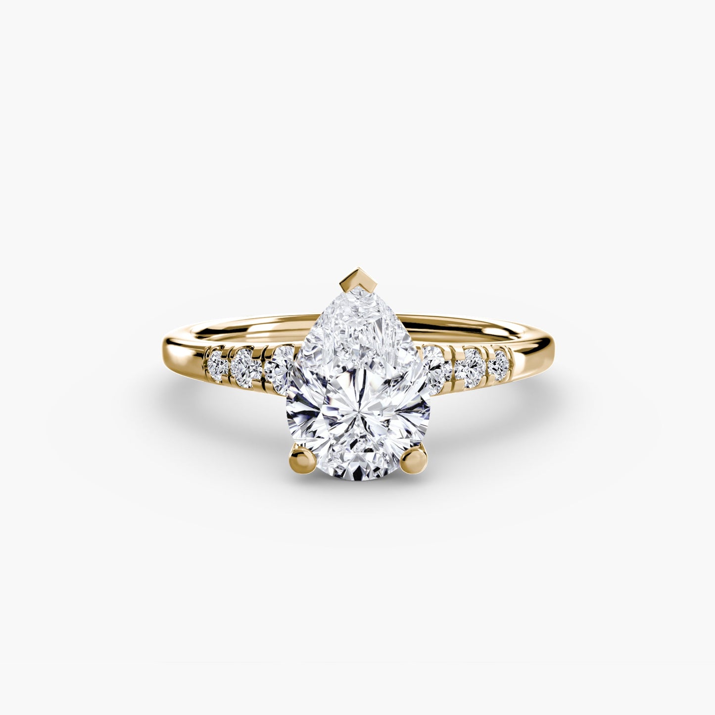 Pietra Preziosa Setting -carati Gold – vista dall'alto