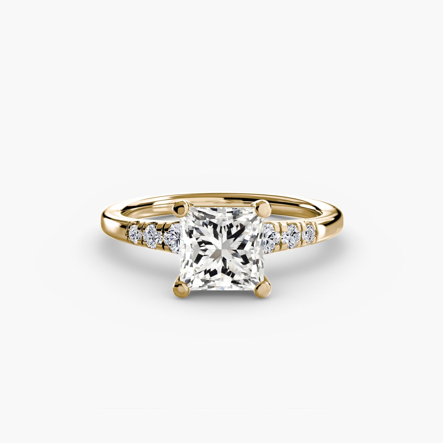 Pietra Preziosa Setting -carati Gold – vista laterale