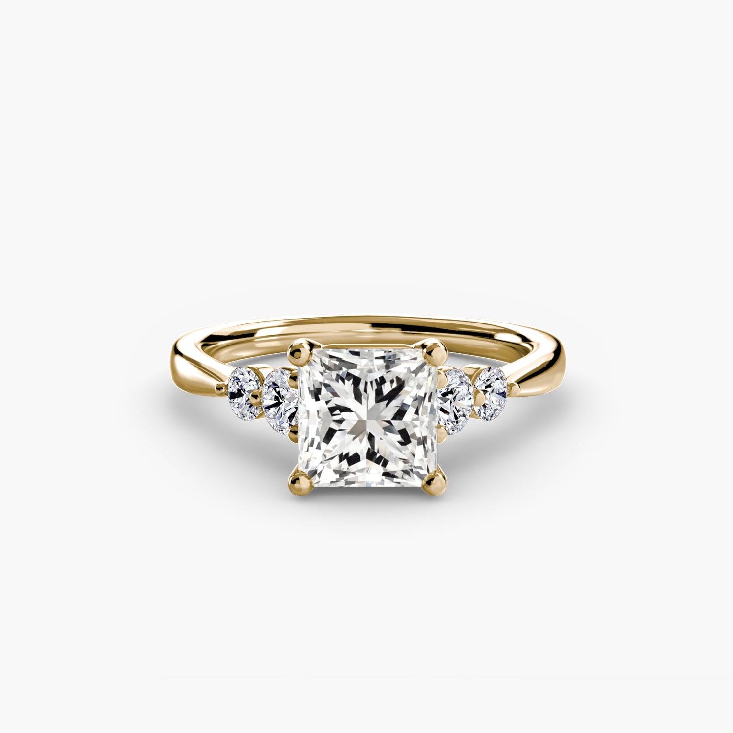 Gemma Setting carati Gold – vista laterale