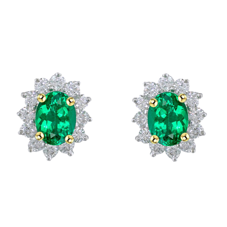 Firmato Gemstone Earring 2 carati – vista principale