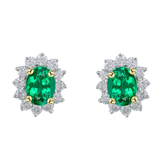 Firmato Gemstone Earring 2 carati – vista principale