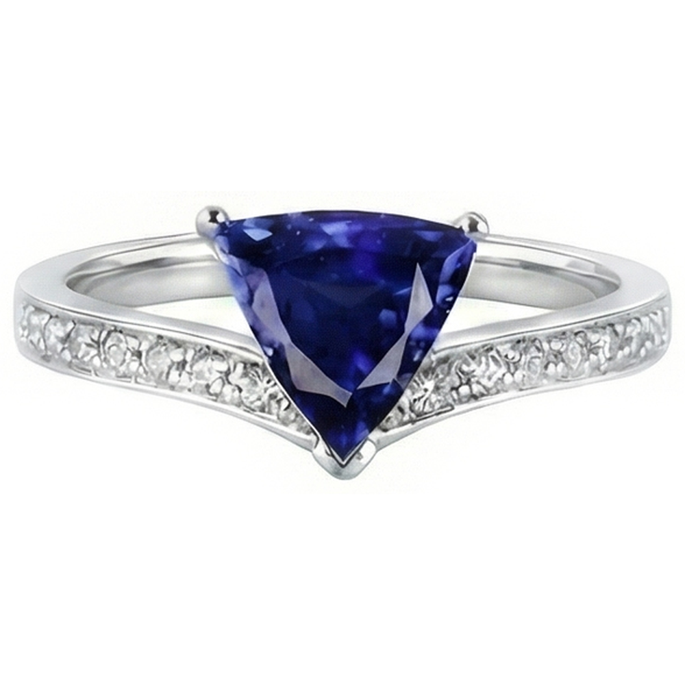vero round diamante 2.50carati anello angolo laterale