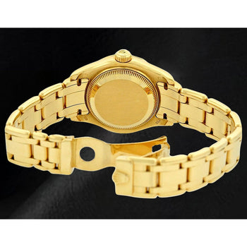 Rolex 80298 orologio da donna in oro giallo con quadrante in madreperla