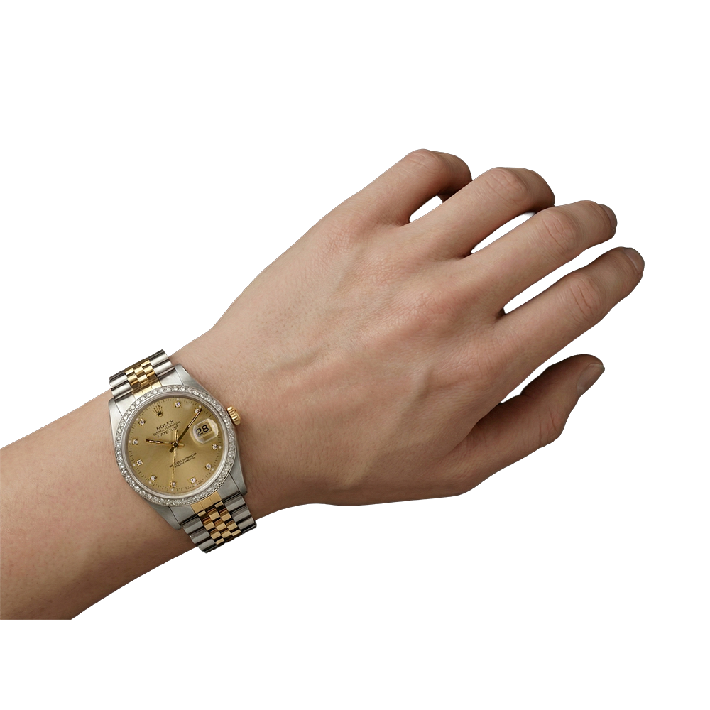 Diamante Fine Rolex in Gold – vista angolare