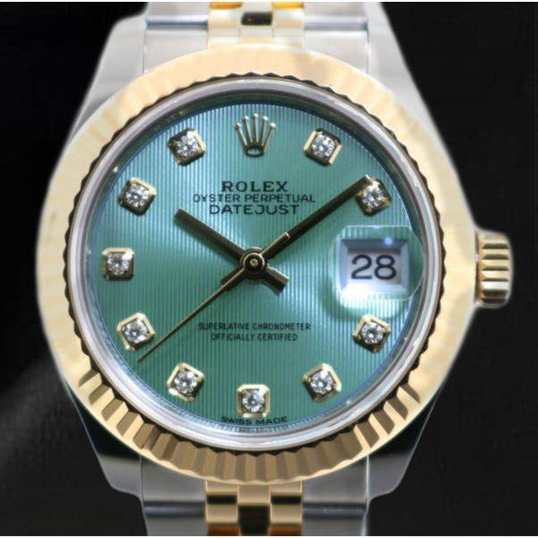 Rolex 279173 Datejust giubileo Bracciale 28mm Orologio da donna Oro giallo 18K