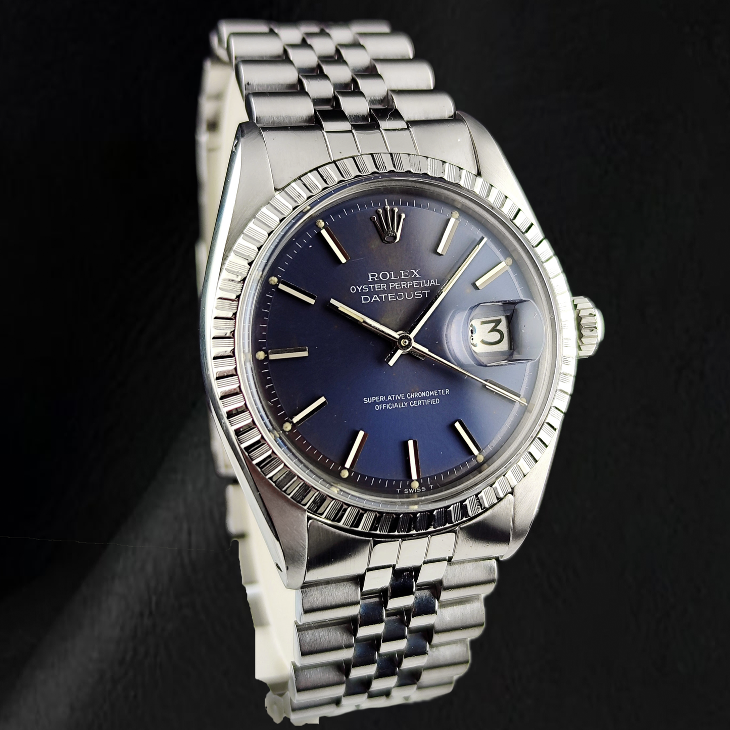 Orologio Rolex Datejust 36mm Anno 1986 Quadrante a Torta con Indici a Bastone in Acciaio Inossidabile
