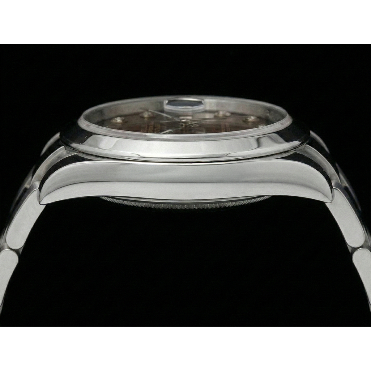 Diamante Fine anello in Stainless Steel – vista profilo