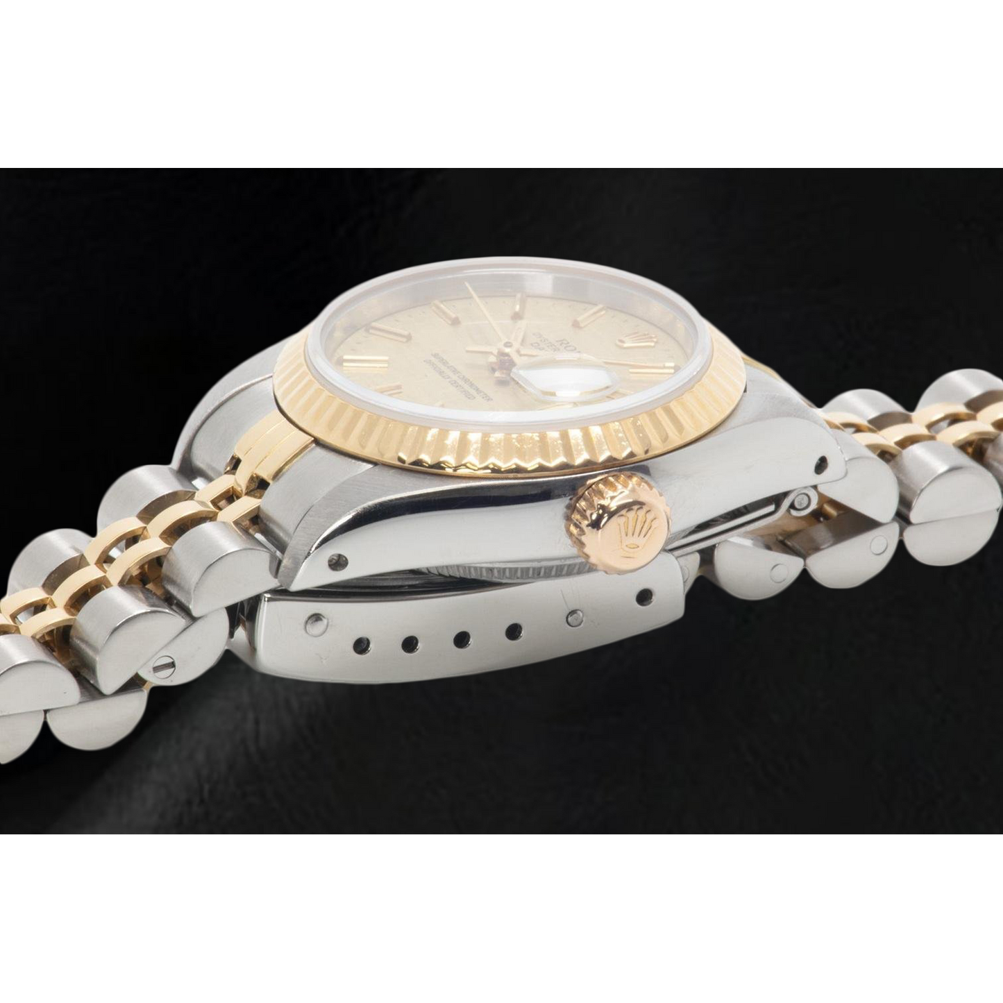 Raffinato Pietra Preziosa Rolex carati – vista laterale