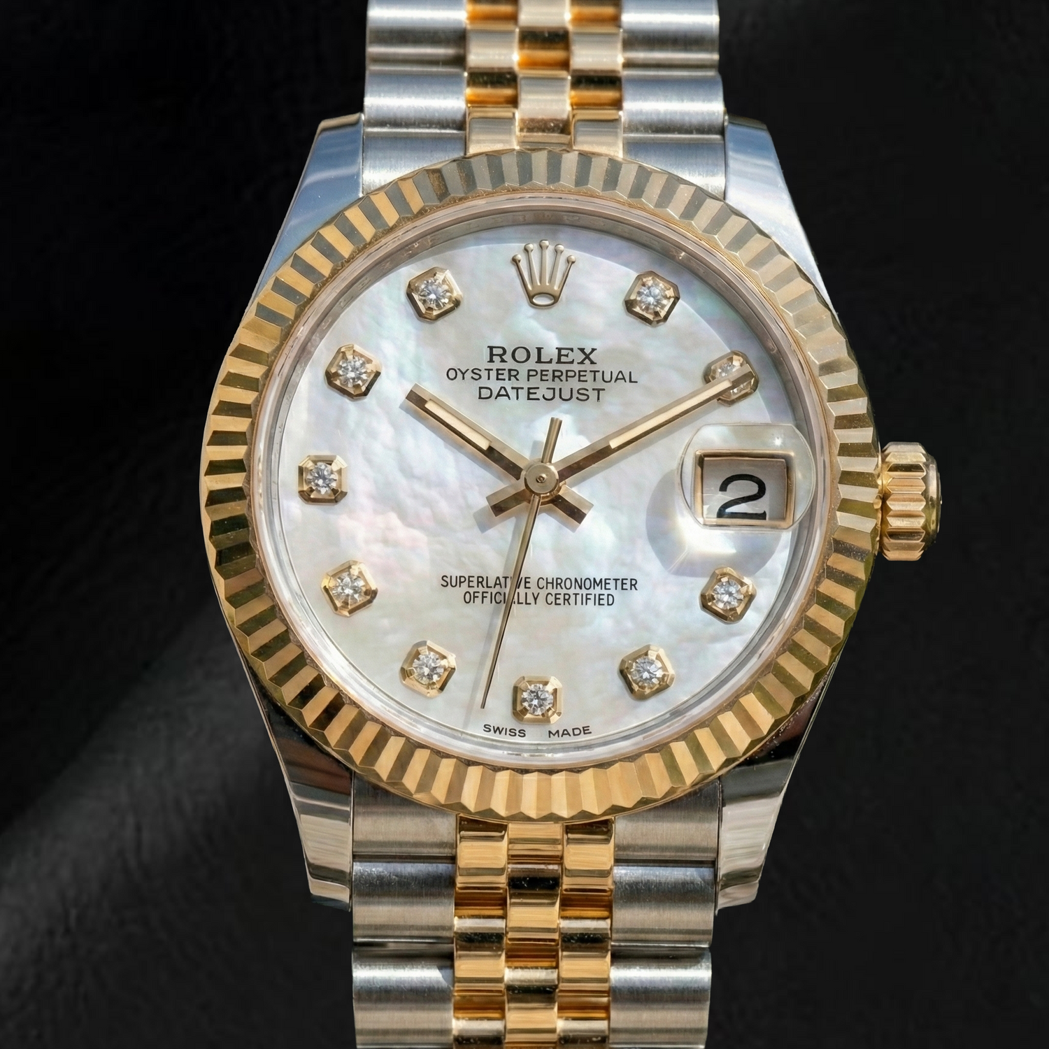 Perla Coltivata Rolex 0,20-carati Two Tone – vista principale