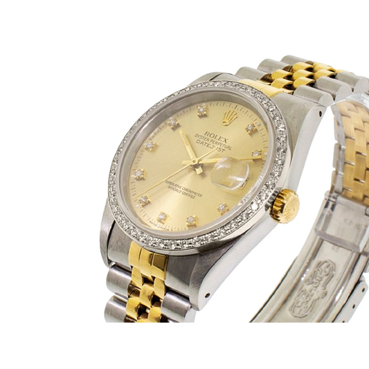 Diamante Fine Rolex in Gold – vista frontale