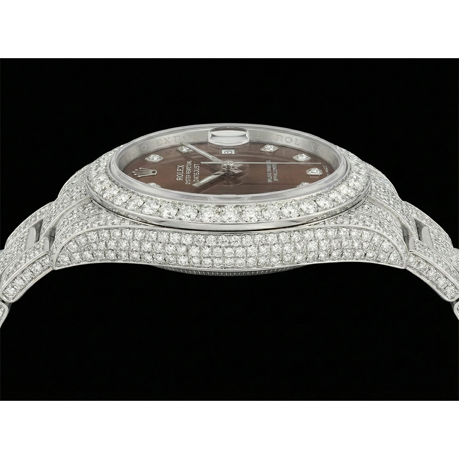 Di lusso Brillante Rolex 16,75 carati – vista laterale