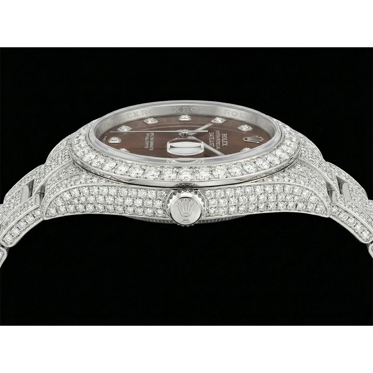 Di lusso Brillante Rolex 16,75 carati – vista frontale
