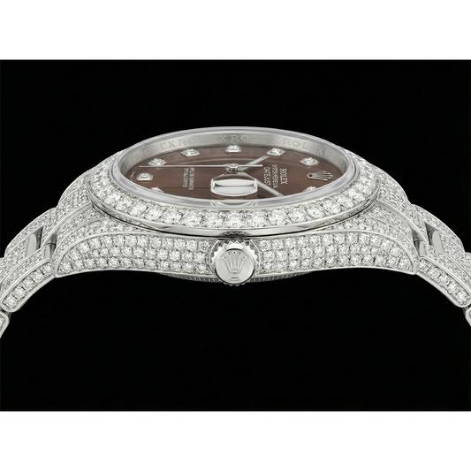 Di lusso Brillante Rolex 16,75 carati – vista frontale