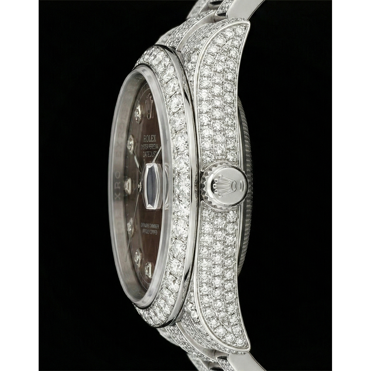 Senza tempo Diamante Rolex 26,5 carati – vista angolare