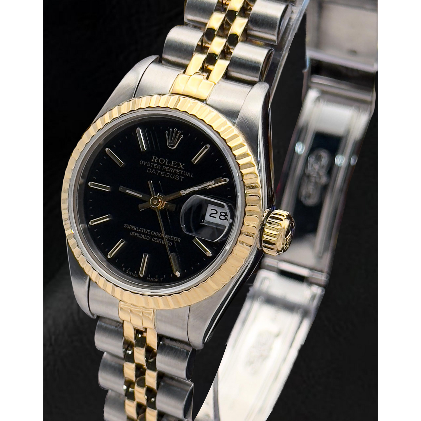 Gemma Rolex -carati Two Tone – vista angolare