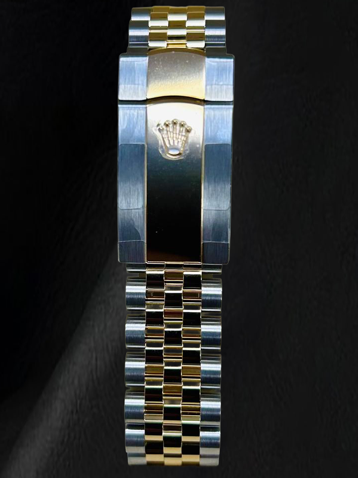 Rolex 126333 Datejust 41 mm Orologio Bicolore Quadrante Verde con Numeri Romani