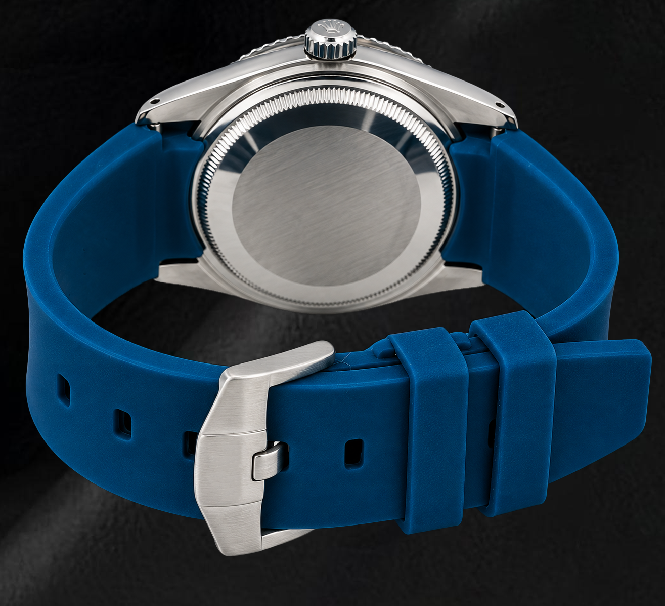 Orologio Rolex 1601 Datejust 36 mm Quadrante Blu con Diamanti