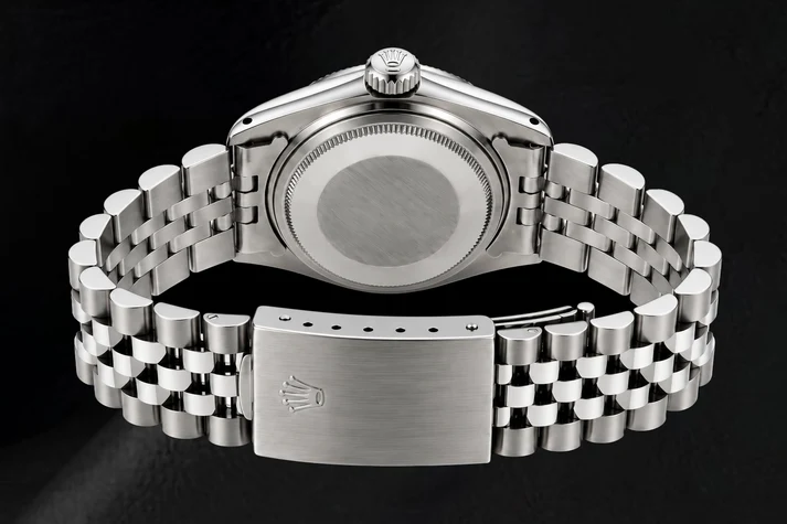 Rolex 16200 Datejust Orologio in Acciaio Inossidabile 36 mm con Quadrante Rosa con Diamanti e Lunetta con Diamanti