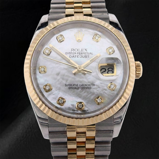 Perla Rolex 0,20 carati Two Tone – vista principale