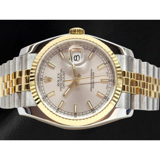 Gemma Rolex -carati Sterling Silver Two Tone Gold – vista principale