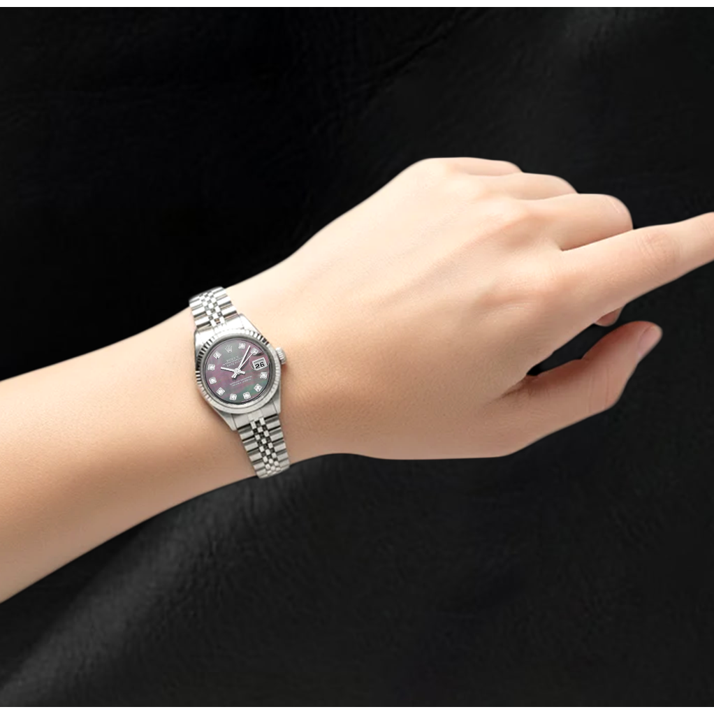 Orologio Rolex Datejust 26 mm Anno 2002 Quadrante con Diamanti in Madreperla