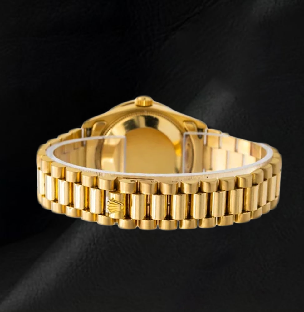 Orologio Rolex Datejust 26 mm 69178 in Oro 18 carati Quadrante con Diamanti in Madreperla Rosa Bracciale President