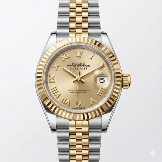 Alto di gamma Pietra Preziosa Rolex carati – vista frontale