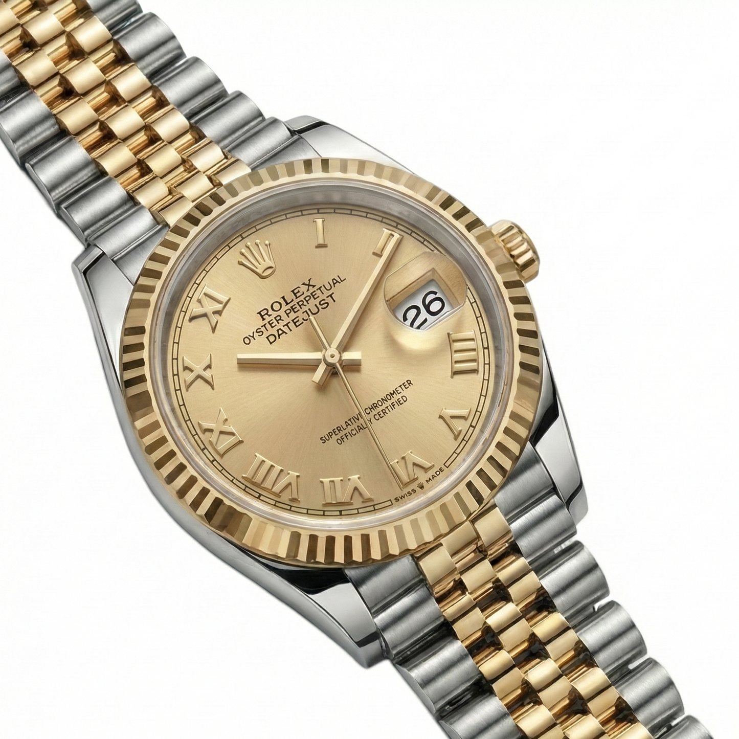 Pietra Preziosa Rolex in Two Tone – vista profilo