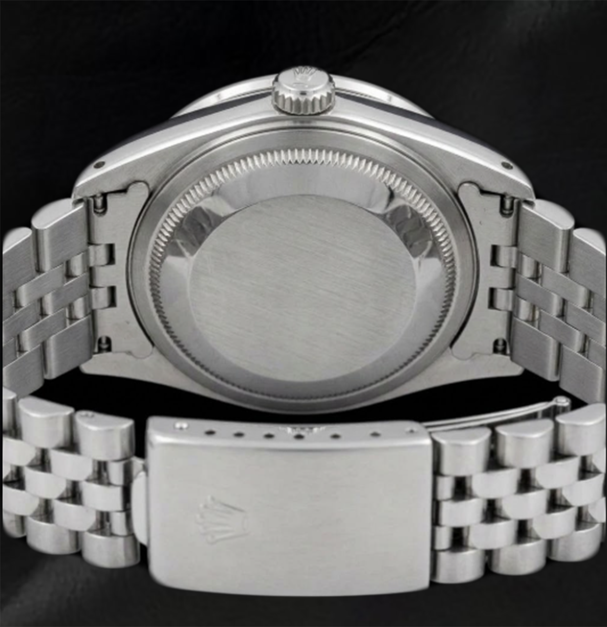 Rolex Datejust 16014 36 mm Orologio in Acciaio Inossidabile con Quadrante con Diamanti a Motivo Blu