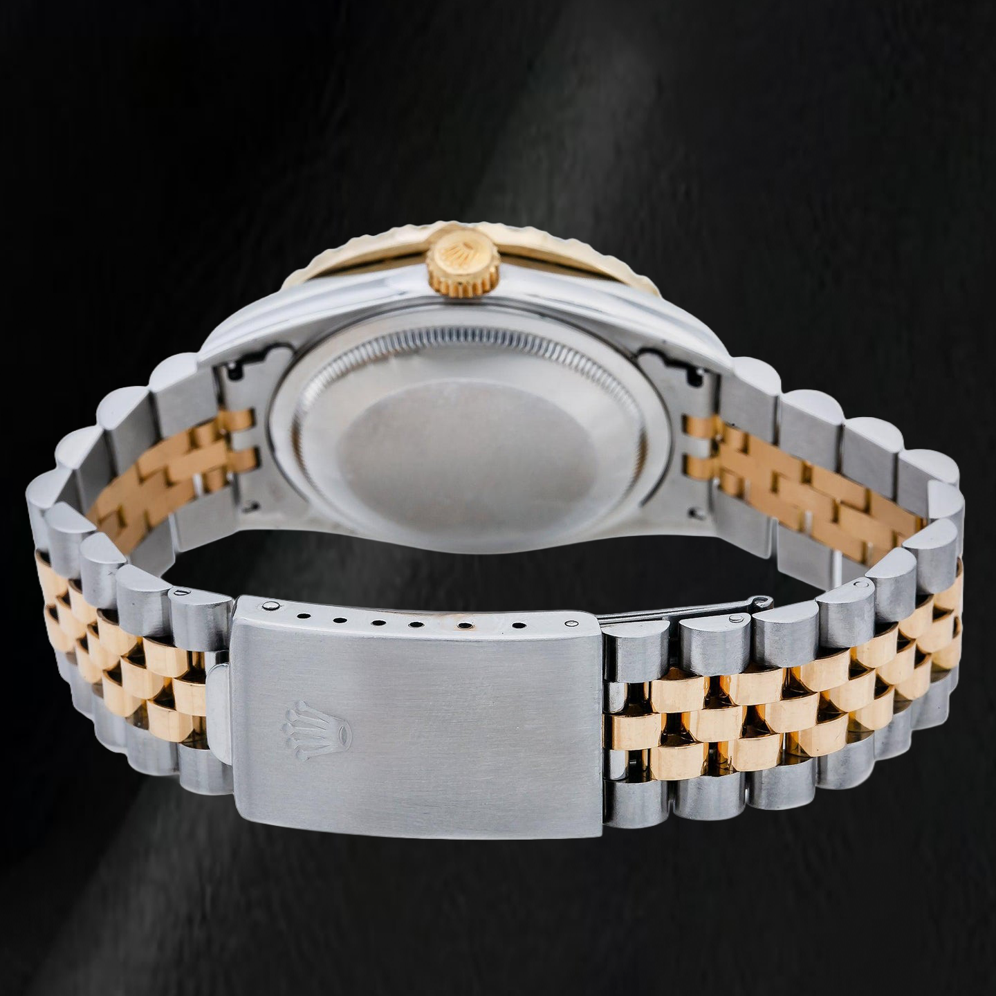 Rolex Datejust 36 mm 16233 Orologio Bicolore Quadrante Blu con Diamanti