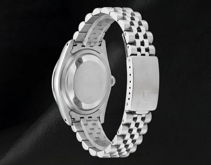 Rolex 6916 Datejust 26mm Orologio in Acciaio Inossidabile con Quadrante Rosso con Diamanti e Lunetta con Diamanti