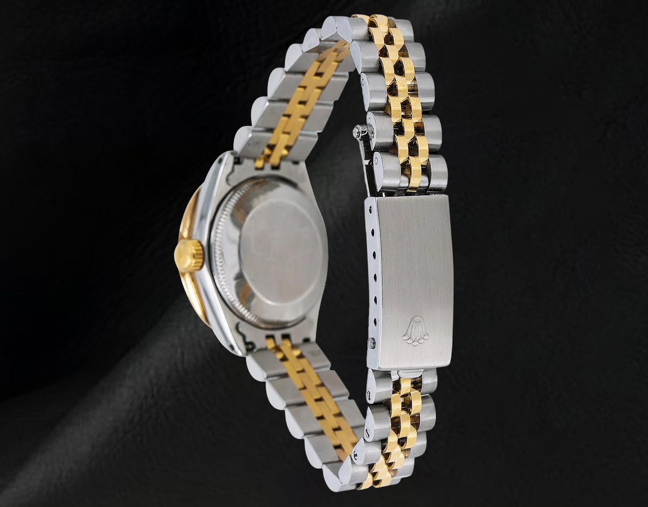 Rolex 6917 Datejust Orologio Bicolore 26 mm con Quadrante in Madreperla Rosa con Diamanti