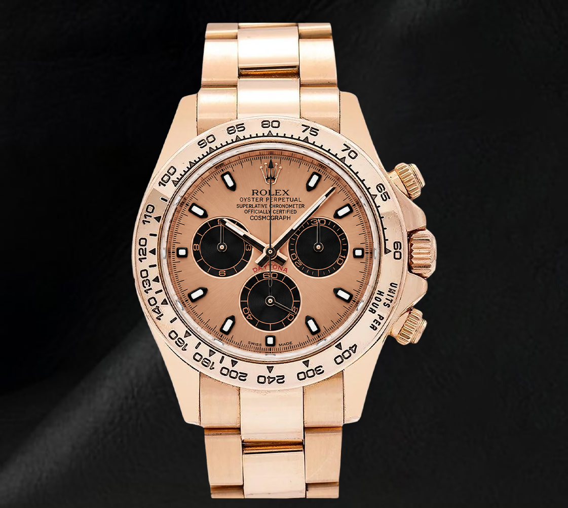 Rolex Cosmograph Daytona 116505 40 mm Orologio in Oro Rosa con Quadrante Champagne