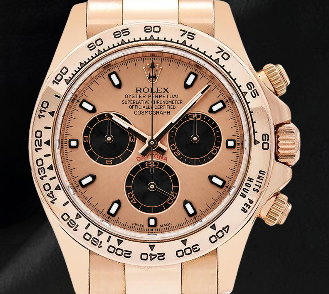 Rolex Cosmograph Daytona 116505 40 mm Orologio in Oro Rosa con Quadrante Champagne