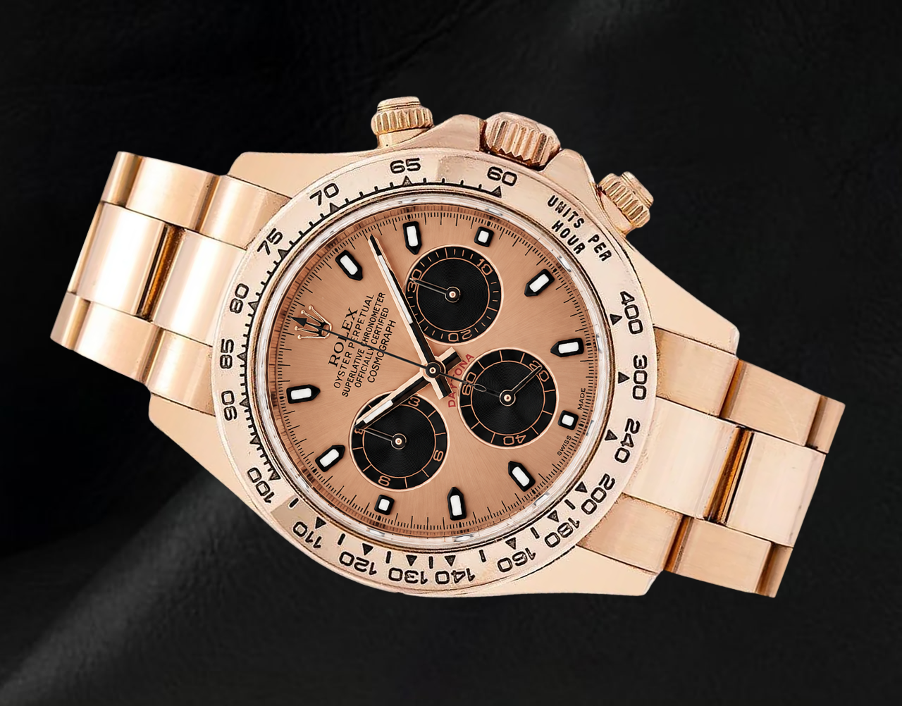 Rolex Cosmograph Daytona 116505 40 mm Orologio in Oro Rosa con Quadrante Champagne