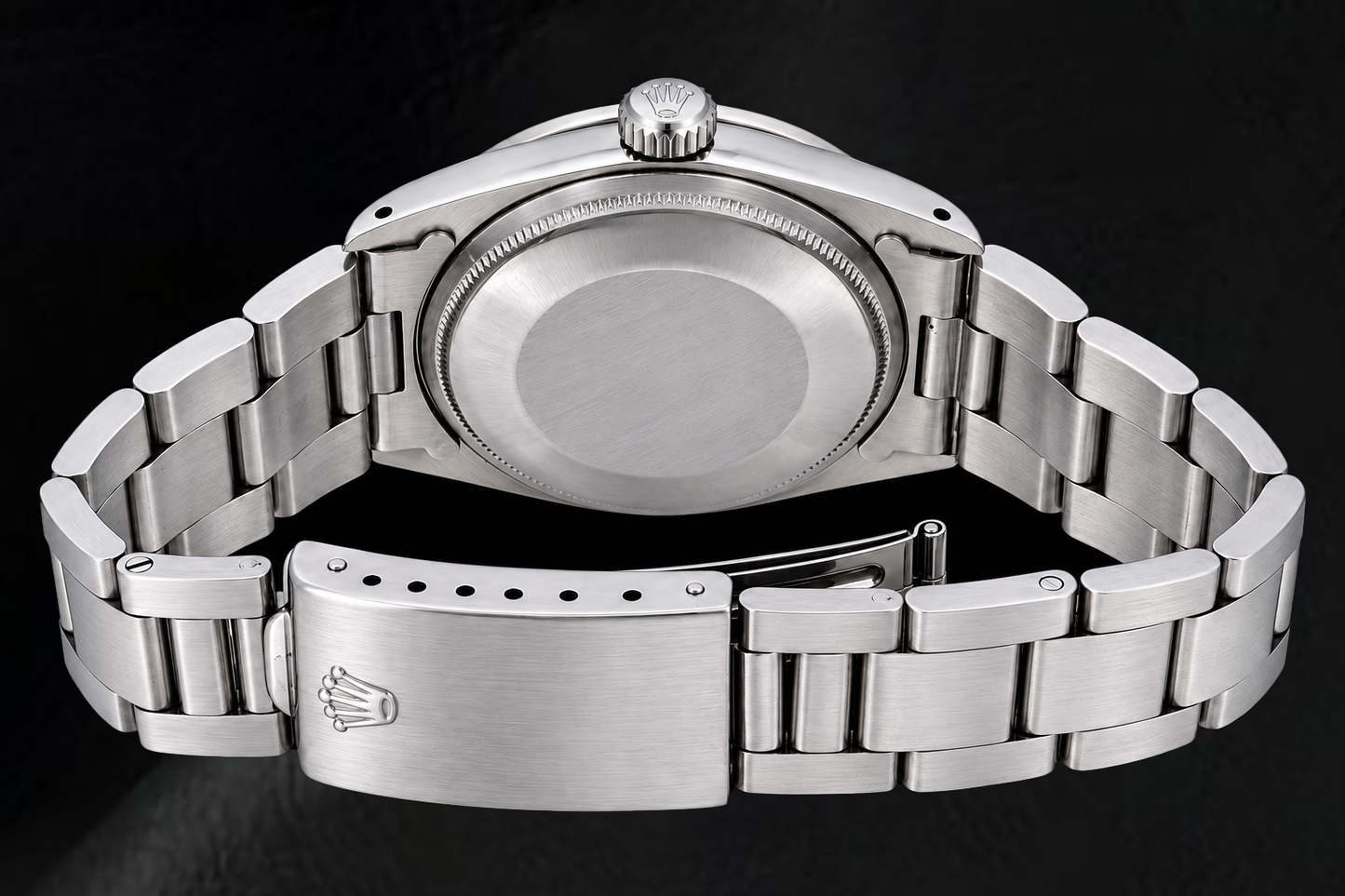 Orologio Rolex Date 1500 34 mm in Acciaio Inossidabile con Quadrante Turchese con Diamanti