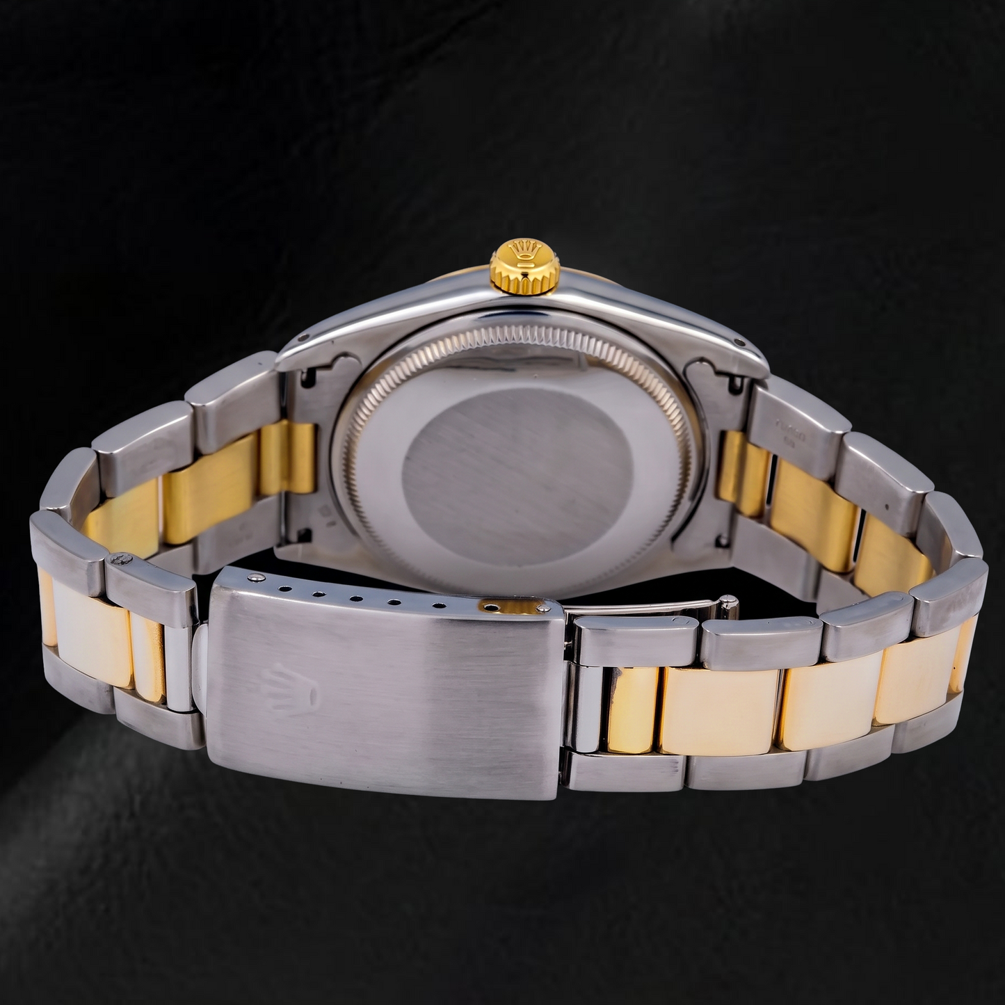 Orologio Rolex Date 1500 34 mm Bicolore con Quadrante Bianco con Indici a Bastone
